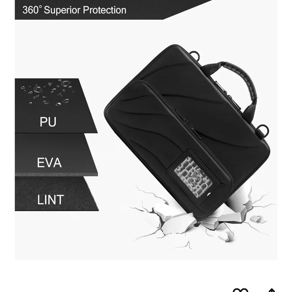 Black Laptop Sun Shade Case